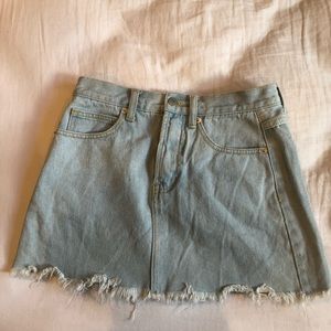 Brandy Melville light jean skirt!!